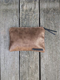 Pochette pitonata bronzo
