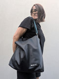 Hobo nera tracolla verde